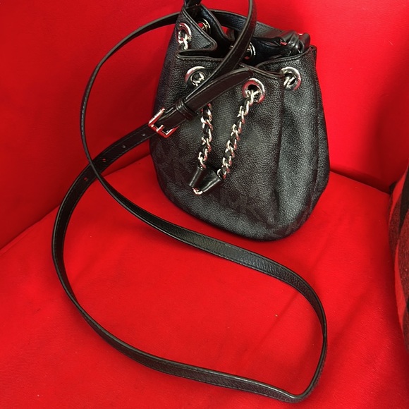 Michael Kors Handbags - Michael Kors Small Black Chained Handbag